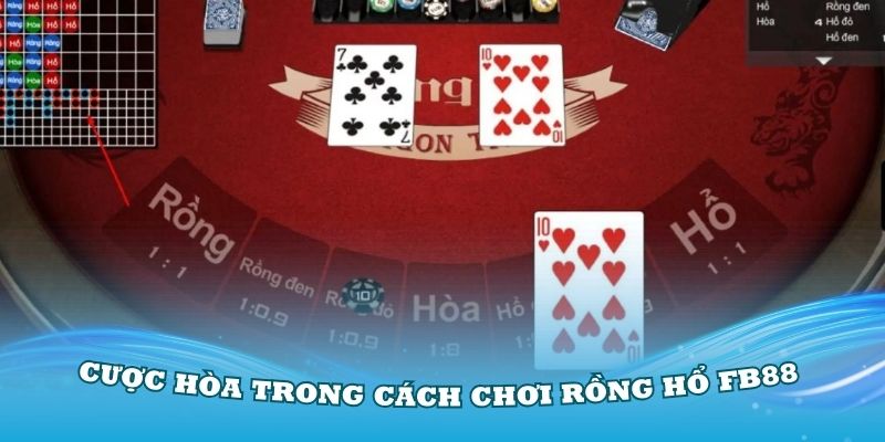 Cược hòa trong cách chơi Rồng Hổ FB88