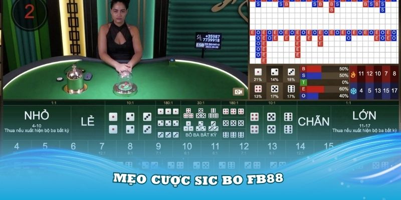 Tìm hiểu các mẹo cược Sic Bo FB88 hiệu quả nhất